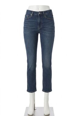 NEW GOOD AMERICAN good legs straight jeans in blue004 wash
